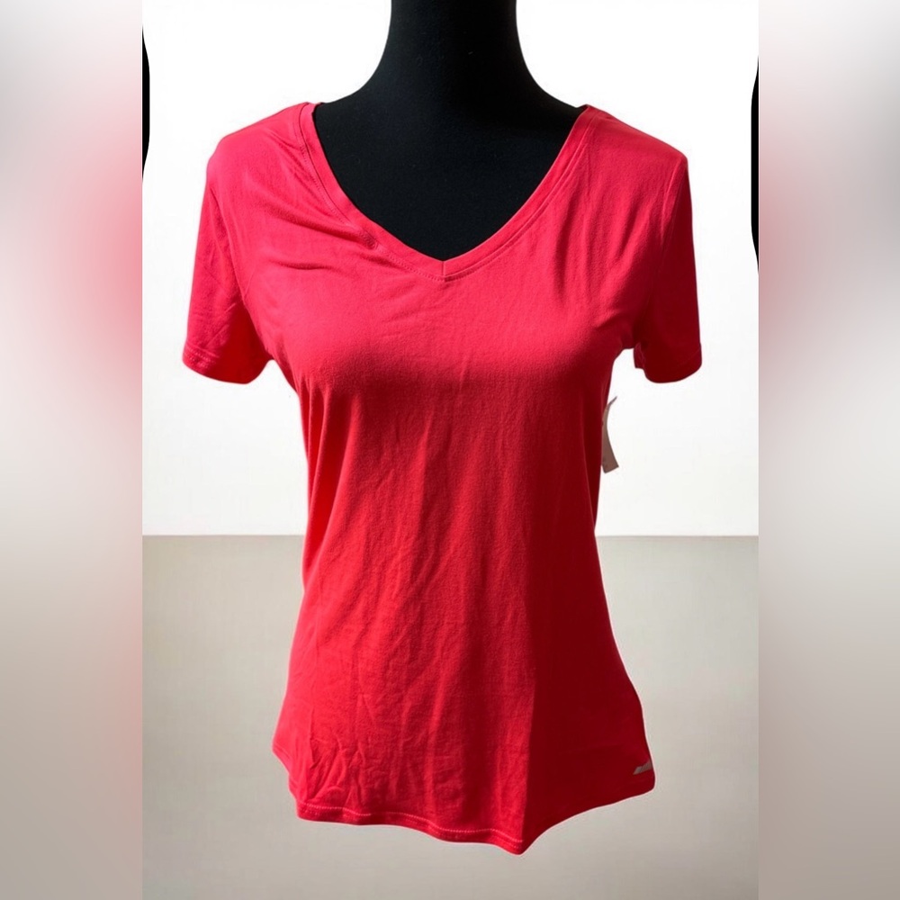 Amazon Essentials Women’s V-Neck Short Sleeve Tee - Coral